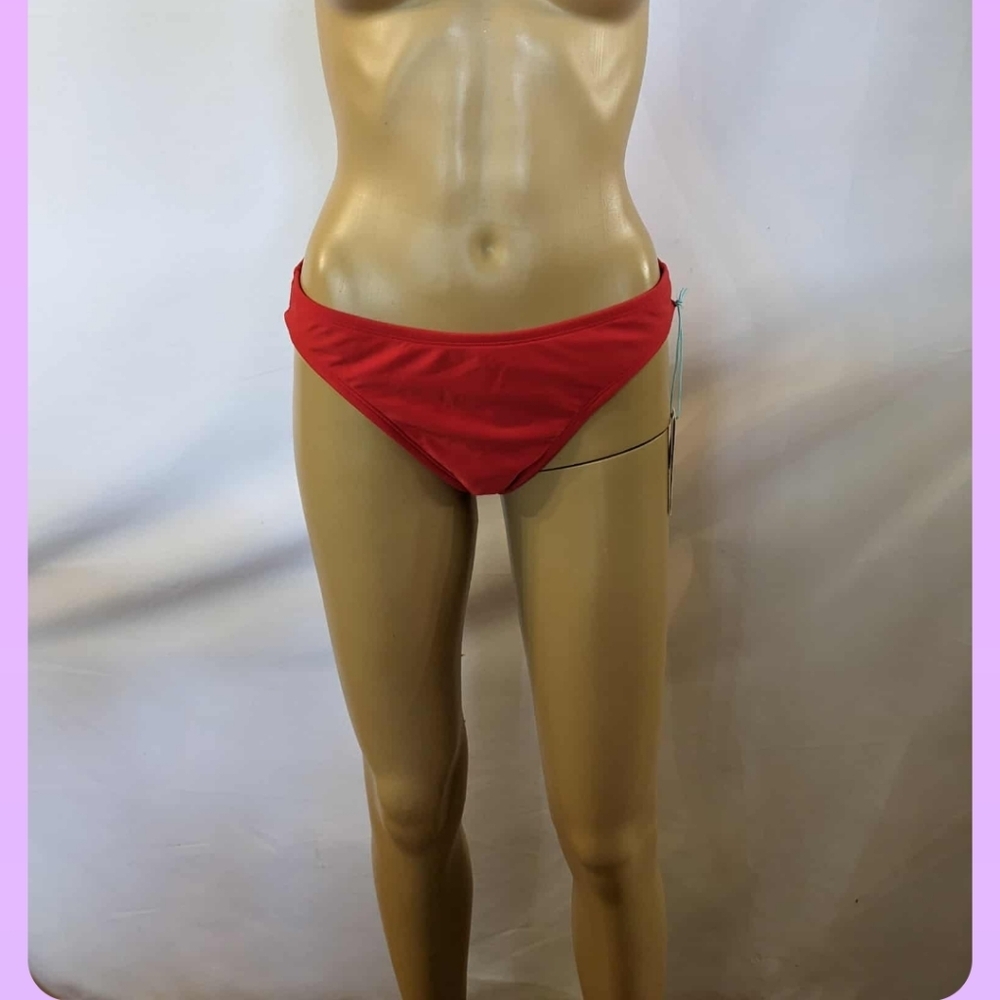 NWT Kona Sol Red Women's Swim Bathing Suit Bottom